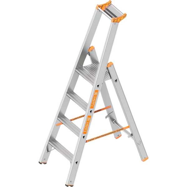 Layher 4 treden Pro enkele trapladder type Topic T16 alu - 0.95 m