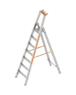 Layher 7 treden Pro enkele trapladder type Topic T16 alu - 1.65 m