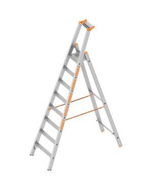 Layher 8 treden Pro enkele trapladder type Topic T16 alu - 1.90 m