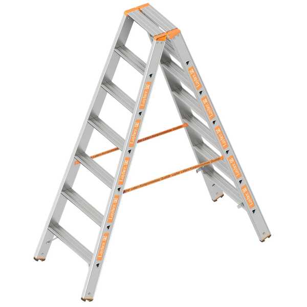 Layher 2x7 Topic dubbele trap - 1.75m