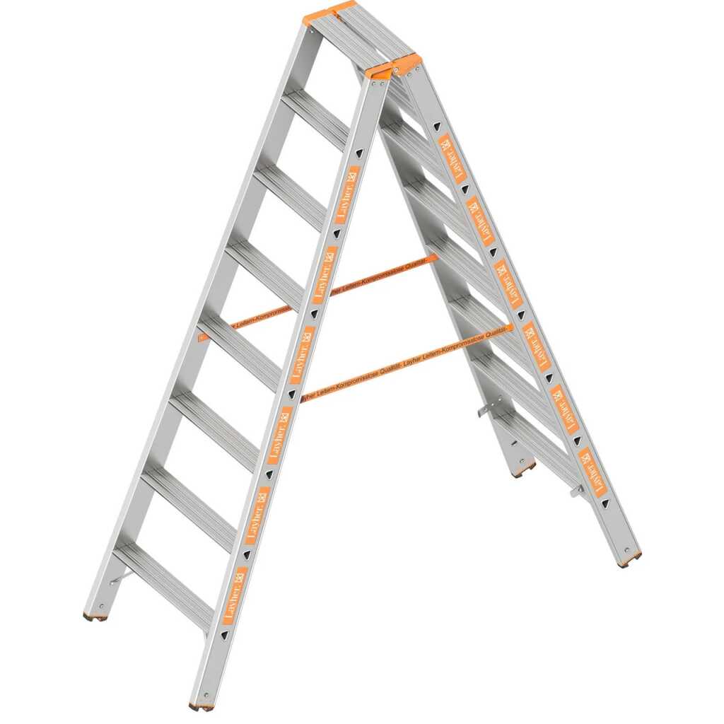 Layher 2x8 Topic dubbele trap - 2