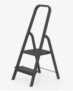 Altrex 2 treden Grand Step Black - aluminium trapladder (geanodiseerd)