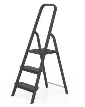 Altrex 3 treden Grand Step Black - aluminium trapladder (geanodiseerd)
