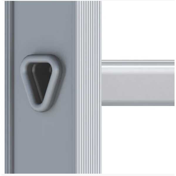 Layher 2x10 tweedelige scharnierladder - 2.95m