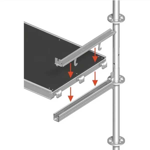 Layher vlonder 0.73x0.61 m xtra light gevelsteiger Blitz