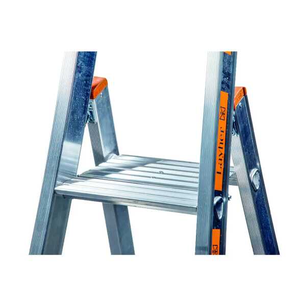 Layher 10 treden Pro enkele trapladder type Topic T16 alu - 2.35 m