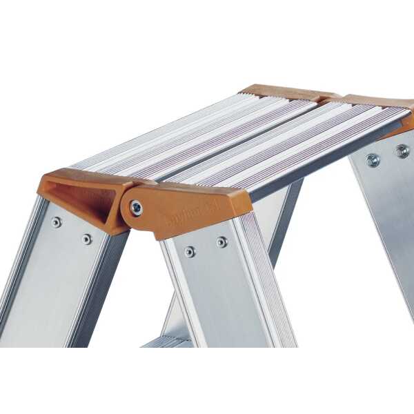 Layher 2x10 Topic dubbele trapladder - 2.50 m