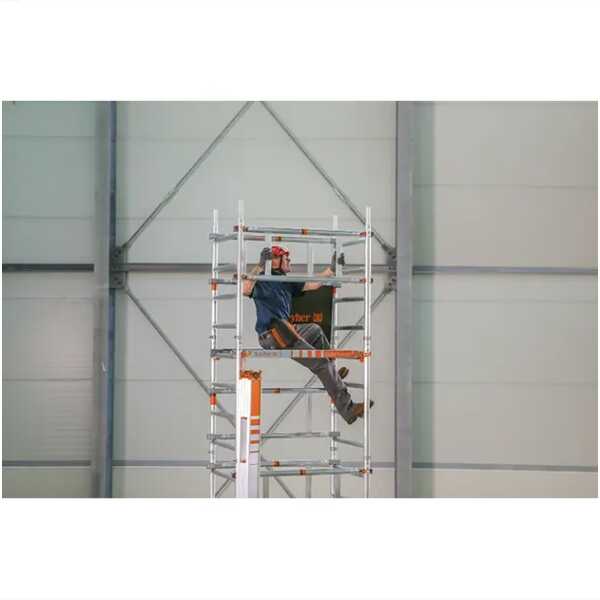 Layher leuning dubbel rolsteiger Solotower