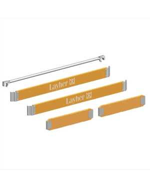 Layher kantplankset 0.75 m rolsteiger Zifa
