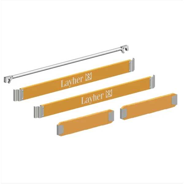 Layher kantplankset 0.75 m rolsteiger Zifa