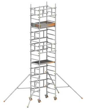 Layher| Eenpersoons rolsteiger SoloTower | SH: 4,20 m / WH: 6,20 m