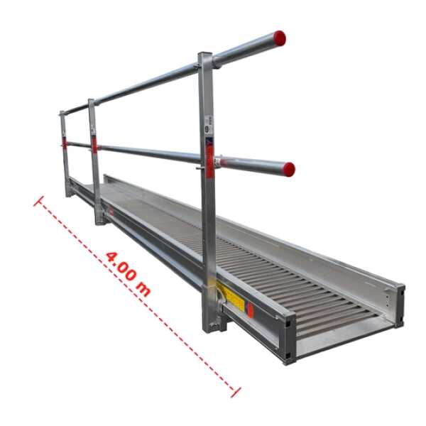 Altrex loopvloer rectoverso 4.00 m met dubbele leuning 1 zijde