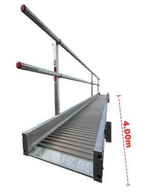 Altrex loopvloer rectoverso 4.00 m met dubbele leuning 1 zijde