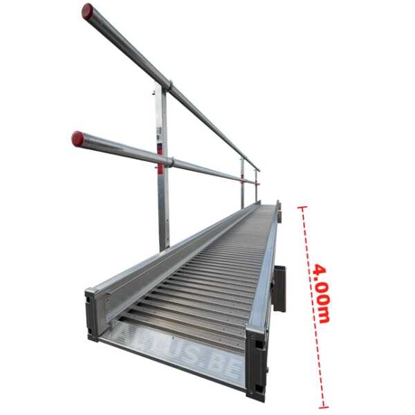Altrex loopvloer rectoverso 4.00 m met dubbele leuning 1 zijde