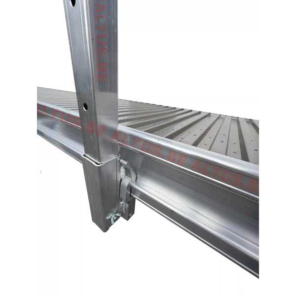 Altrex loopvloer rectoverso 4.00 m met dubbele leuning 1 zijde