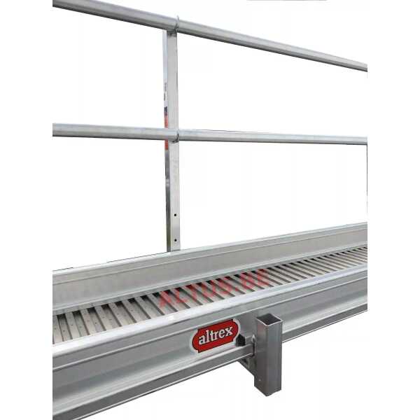 Altrex loopvloer rectoverso 4.00 m met dubbele leuning 1 zijde