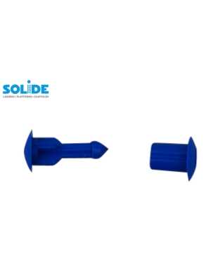 Borgpennenset, huls + nagel blauw