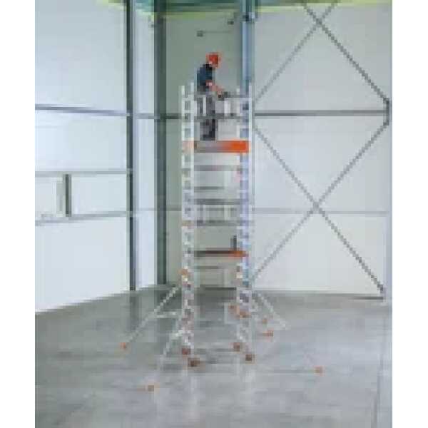 Layher| Eenpersoons rolsteiger SoloTower | SH: 4,20 m / WH: 6,20 m