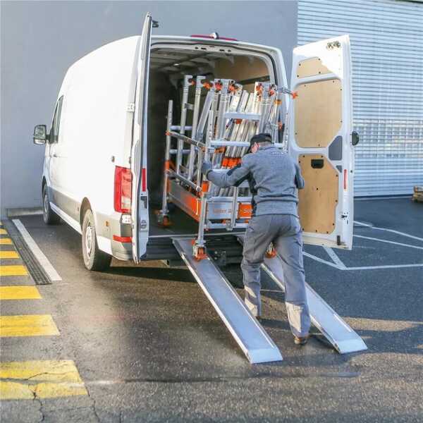 Layher| Eenpersoons rolsteiger SoloTower | SH: 4,20 m / WH: 6,20 m