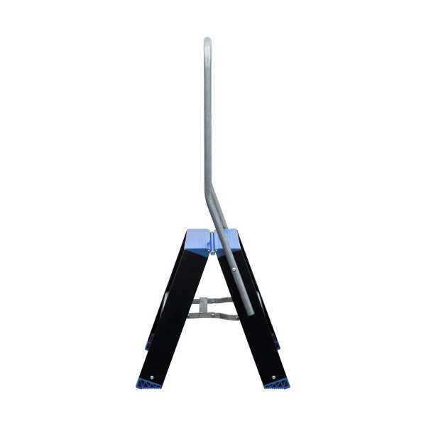 Atom-pro 2x2 trapladder met beugel - Blauw-Zwart “Limited Edition” - 0.50m