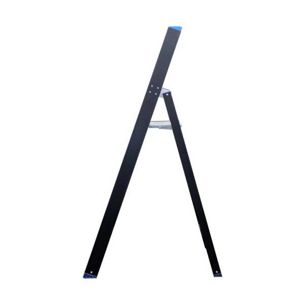 Eurostairs enkele trapladder 4 treden - Black edition - 1.00 m stahoogte