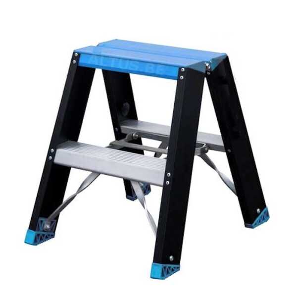 Atom-pro 2x2 trapladder - Blauw-Zwart “Limited Edition” - 0.50m