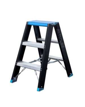 Atom-pro 2x3 trapladder - Blauw-Zwart “Limited Edition” - 0.75m