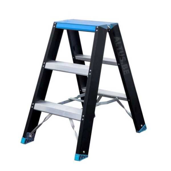 Atom-pro 2x3 trapladder - Blauw-Zwart “Limited Edition” - 0.75m
