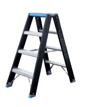 Atom-pro 2x4 trapladder - Blauw-Zwart “Limited Edition” - 1.00m