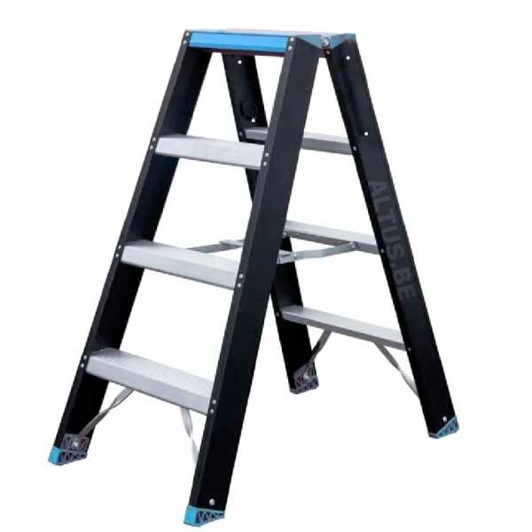Atom-pro 2x4 trapladder - Blauw-Zwart “Limited Edition” - 1.00m