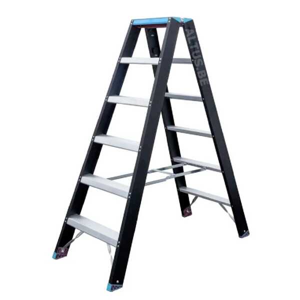 Atom-pro 2x6 trapladder - Blauw-Zwart “Limited Edition” - 1.50m