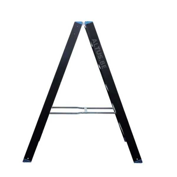 Atom-pro 2x6 trapladder met beugel - Blauw-Zwart “Limited Edition” - 1.50m