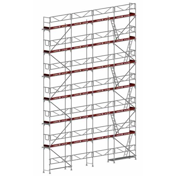 Layher Blitz - Aluminium gevelsteigerpakket - Pakket compleet 144m²