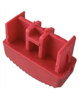 Solide Rubber Dop 65mm Rood – DOP65R