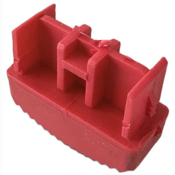 Solide Rubber Dop 65mm Rood – DOP65R