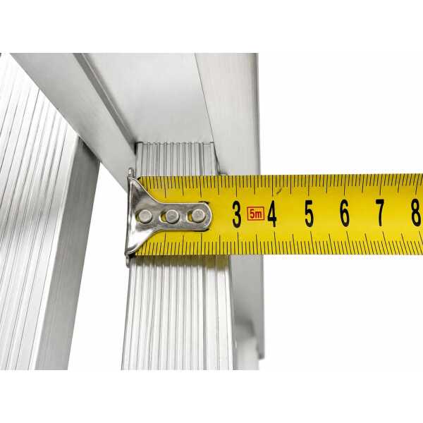 Solide 2x10 sporten Eco Professionele 2-delige ladder met gebogen voet - 4.50m