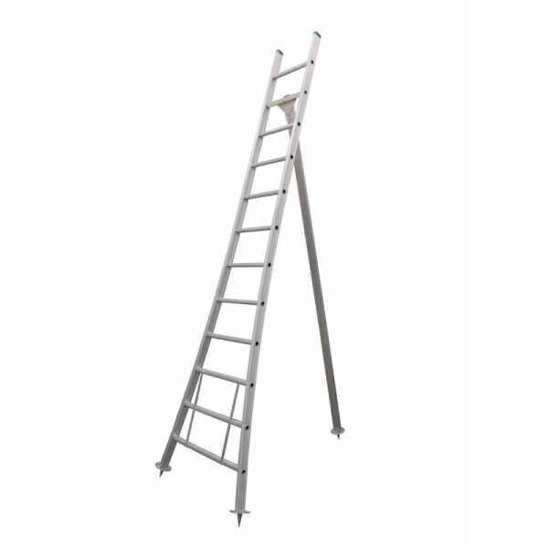 Pro plukladder 12 sporten - 3.25m geanodiseerd