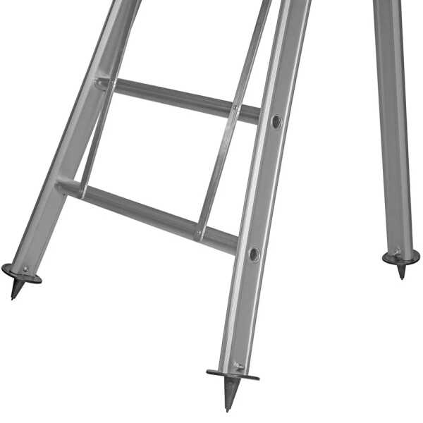 Pro plukladder 12 sporten - 3.25m geanodiseerd