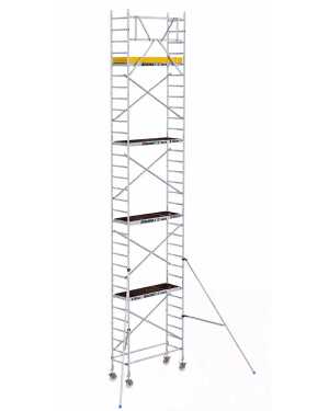 Alx BasiQ alu rolsteiger - 75x2.50x10.30 mtr.wh - Platformen carbondeck