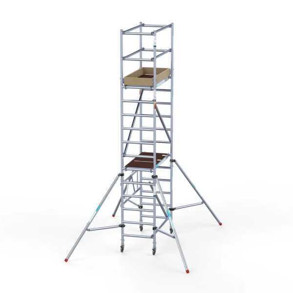 PRO Compact-line module 1+2+3 vouwsteiger - 0,75x1,50 - werkhoogte 5,80m - Hout