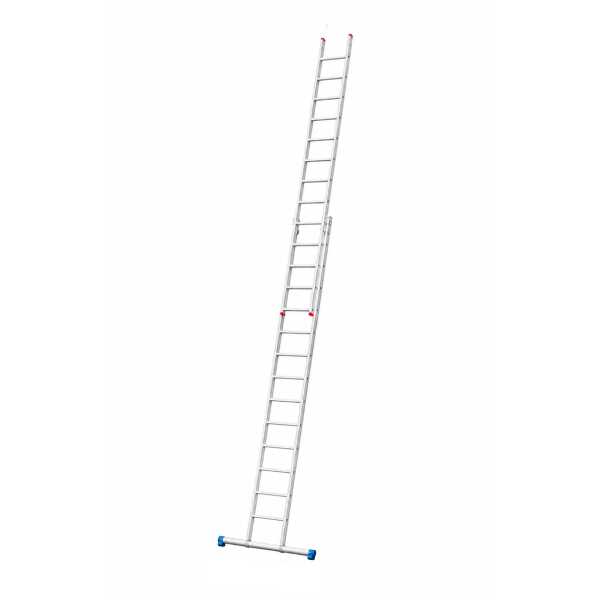 Solide 2-delige schuifladder 2x13 sporten met balk