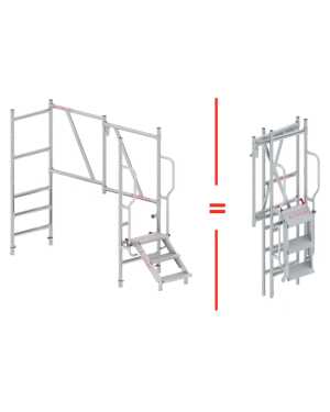 Altrex Vouwsteigerframe met trap RS56 ERGO