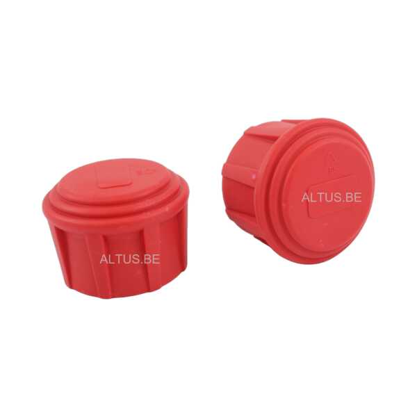 Altrex Set dop rubber - Ø45,7 R3020 rood - RS5/MiTOWER