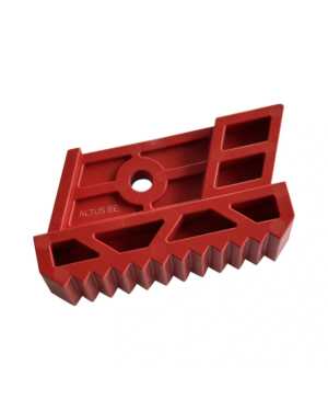 Solide Rubber Dop Rood -80mm (stuk) PTE/DTE