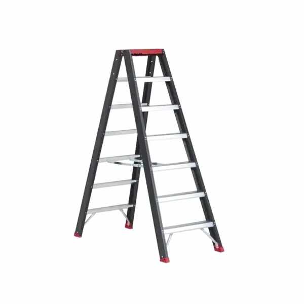 Altrex 2x7 dubbele trapladder Taurus – hoogtste trede op 1.65m