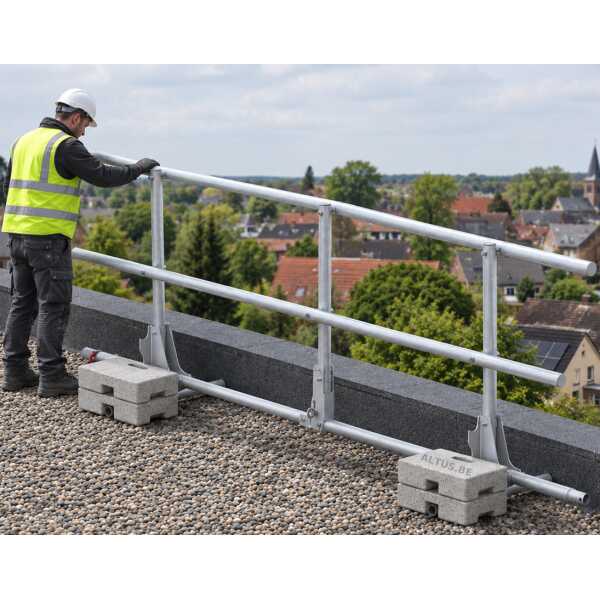 Altrex EP6 dakrandbeveiliging set 18.00 m compleet