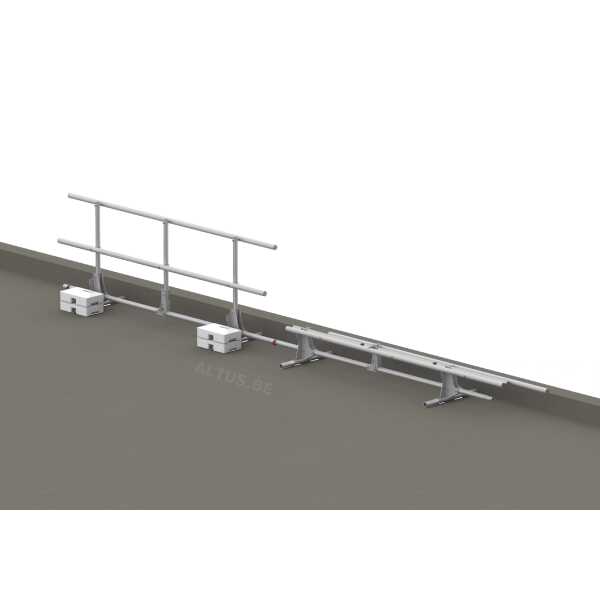 Altrex EP6 dakrandbeveiliging set 12.00 m compleet