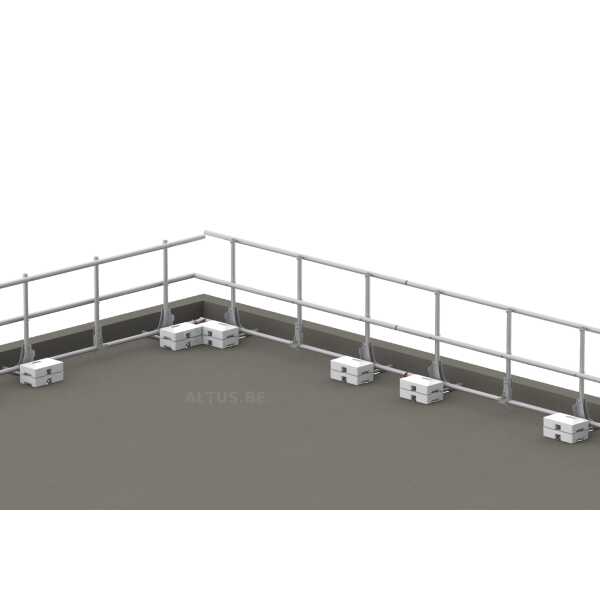 Altrex EP6 dakrandbeveiliging set 12.00 m compleet