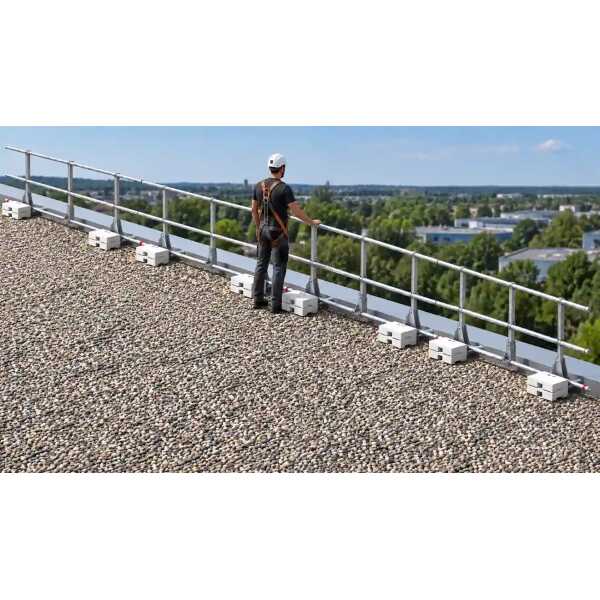 Altrex EP6 dakrandbeveiliging set 12.00 m compleet